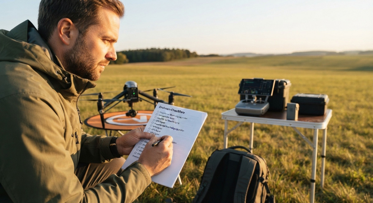 Drohnen-Checkliste für die Vorflugkontrolle